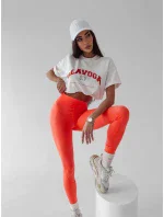 Dámske legíny 278049 neónovo oranžová - Ola voga