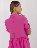 Dámske šaty MI SK A2275.09 vo farbe fuchsiovej – FPrice