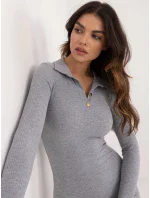 Šaty RV SK 9956.45 sivé