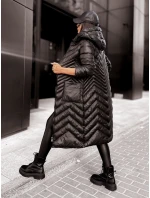 Dámska prešívaná bunda RUNWAY FLAIR black FashionStreet TY3889z