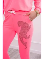 Zirkónová súprava panther set pink neón