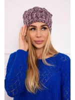 Fleecová čiapka Roksana K209 purple+graphite Fleecová čiapka Roksana K209 purple+graphite