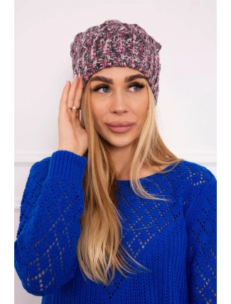 Fleecová čiapka Roksana K209 purple+graphite Fleecová čiapka Roksana K209 purple+graphite