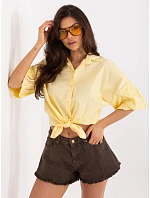 MI košeľa KS 3389A.90 svetložltá