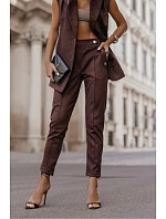 Dámske nohavice Kiara model 218577 brown - LaBalancia