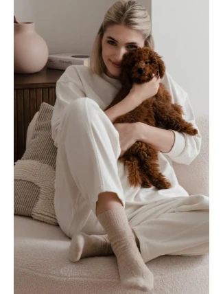 Dámske vlnené ponožky 093