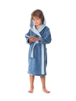 Detský župan Tampa duo s kapucňou 9159 denim light - Vestis