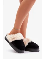 Dámske snežnice s hrubou podrážkou a kožušinou Doriola black