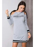 Dámske šaty 62182 Grey - Kesi