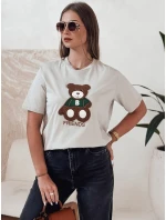 Dámske tričko BAREN beige FashionStreet RY2566