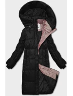 Dámska zimná bunda s kapucňou Glakate black (LU-238001#)