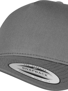 Flexfit 6506 5-panelová retro trucker čiapka 55.6506 sivá/biela