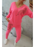 Zirkónová súprava panther set pink neón