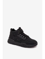 Sneakersy Męskie Big Star SS174282 HI-POLY SYSTEM Czarne