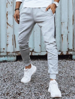 FashionStreet pánske svetlosivé tepláky UX4125