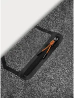 Čierno-grafitová pánska bunda-mikina (8M905-392)