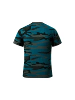 Maskovacie tričko kamufláž petrol
