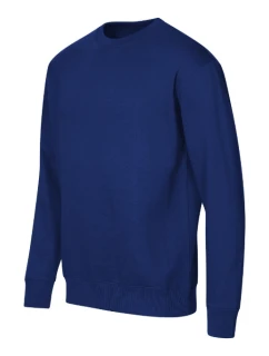 Crew unisex mikina kráľovská modrá