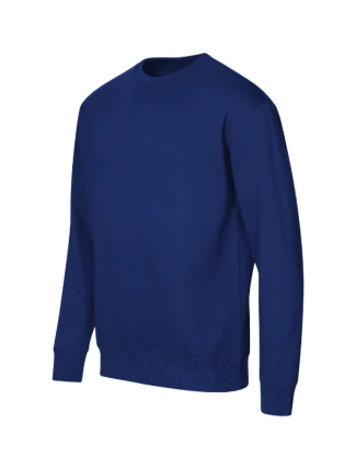 Crew unisex mikina kráľovská modrá