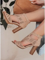 Dámske sandále ELENORA khaki FashionStreet ZY0807 Dámske sandále ELENORA khaki FashionStreet ZY0807