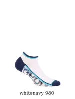 Pánske členkové ponožky Wola Sportive W91.1N3 Ag + vzor