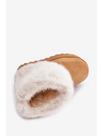 Dziecięce Botki Śniegowce Z Futerkiem Camel Crisie