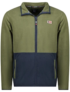 Geografické Nórsko Pánske fleece Touki Fz Khaki Db Men 233 Khaki (WZ6702H/GN-Kaki)