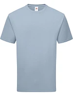 Tričko Fruit of the Loom Pure Cotton T z hrubej biobavlny 16.1362 mineral blue