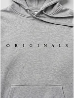 Pánska mikina s kapucňou a potlačou ORIGINALS, svetlošedá, FashionStreet NX5151BX Pánska mikina s kapucňou a potlačou ORIGINALS, svetlošedá, FashionStreet NX5151BX