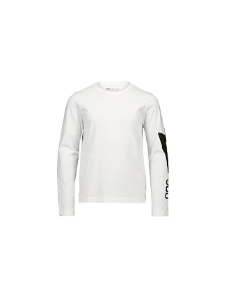 Tričko POC L/S Tee Jr, biele