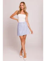 M854 Mini sukňa - svetlomodrá