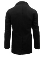 Pánsky čierny kabát CX0380