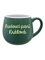 Personalizovaný keramický bacuľatý hrnček – budúca pani Personalizovaný keramický bacuľatý hrnček – budúca pani