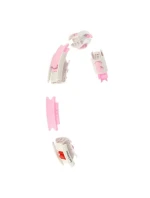 Obruč HMS HHW06 s okami, závažím a počítadlom ružovej farby Obruč HMS HHW06 s okami, závažím a počítadlom ružovej farby