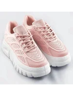 Ružové športové dámske topánky na platforme (S222) Ružové športové dámske topánky na platforme (S222)