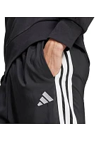 Pánske nohavice adidas Essentials Stanford s 3 prúžkami a otvoreným lemom Black JC8491 Pánske nohavice adidas Essentials Stanford s 3 prúžkami a otvoreným lemom Black JC8491