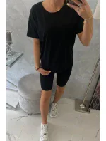 Súprava top+legíny čierna