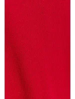 M819 Rebrované zavinovacie šaty - červené