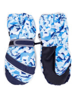 Detské zimné lyžiarske rukavice Yoclub REN-0230C-A110 Blue