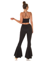 Sexy Koucla Musthave flared pants with slit