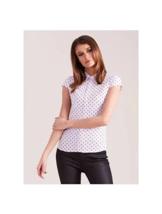 Dámska blúzka s bodkami 9058 - FPrice