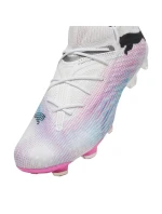 Pánske kopačky Future 7 Ultimate FG/AG M 107599 01 White with pink - Puma