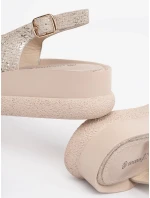 Dámske sandále na klinoch FL1711 - GOODIN