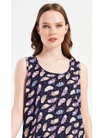 Dámska nočná košeľa s ramienkami