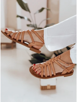 Dámske sandále IRALIE beige FashionStreet ZY0943