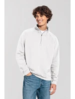 Fruit of the Loom Iconic Premium Zip Neck Sweat Ťažká mikina s 1/4 zipsom 16.2288 biela Fruit of the Loom Iconic Premium Zip Neck Sweat Ťažká mikina s 1/4 zipsom 16.2288 biela