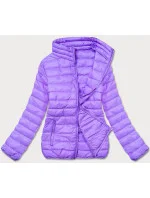 Svetlo fialová ľahká dámska prešívaná bunda (58M23037-37)