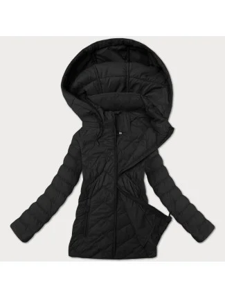 Dámska ľahká prešívaná bunda s kapucňou J Style black (16M9232-392) Dámska ľahká prešívaná bunda s kapucňou J Style black (16M9232-392)