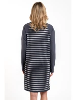 Talianska móda Oda long farba:print/graphite