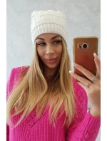 Fleecová čiapka Marta K231 biela Fleecová čiapka Marta K231 biela